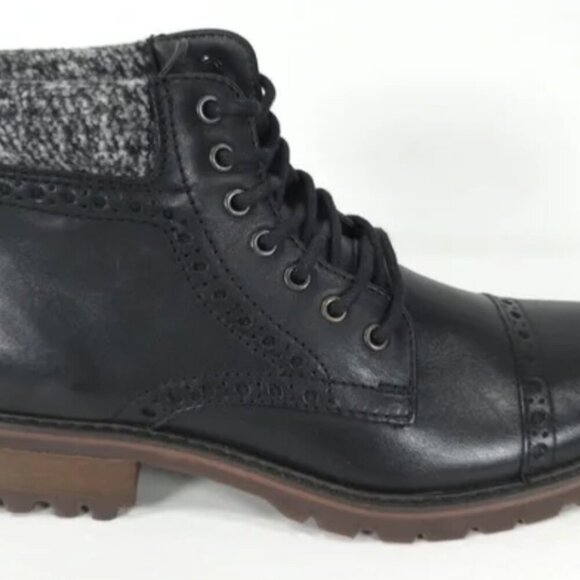 NWOB LA MILANO THOMAS GENUINE LEATHER Cap Toe Lace Up Casual Oxford Boots B51573 main image 11